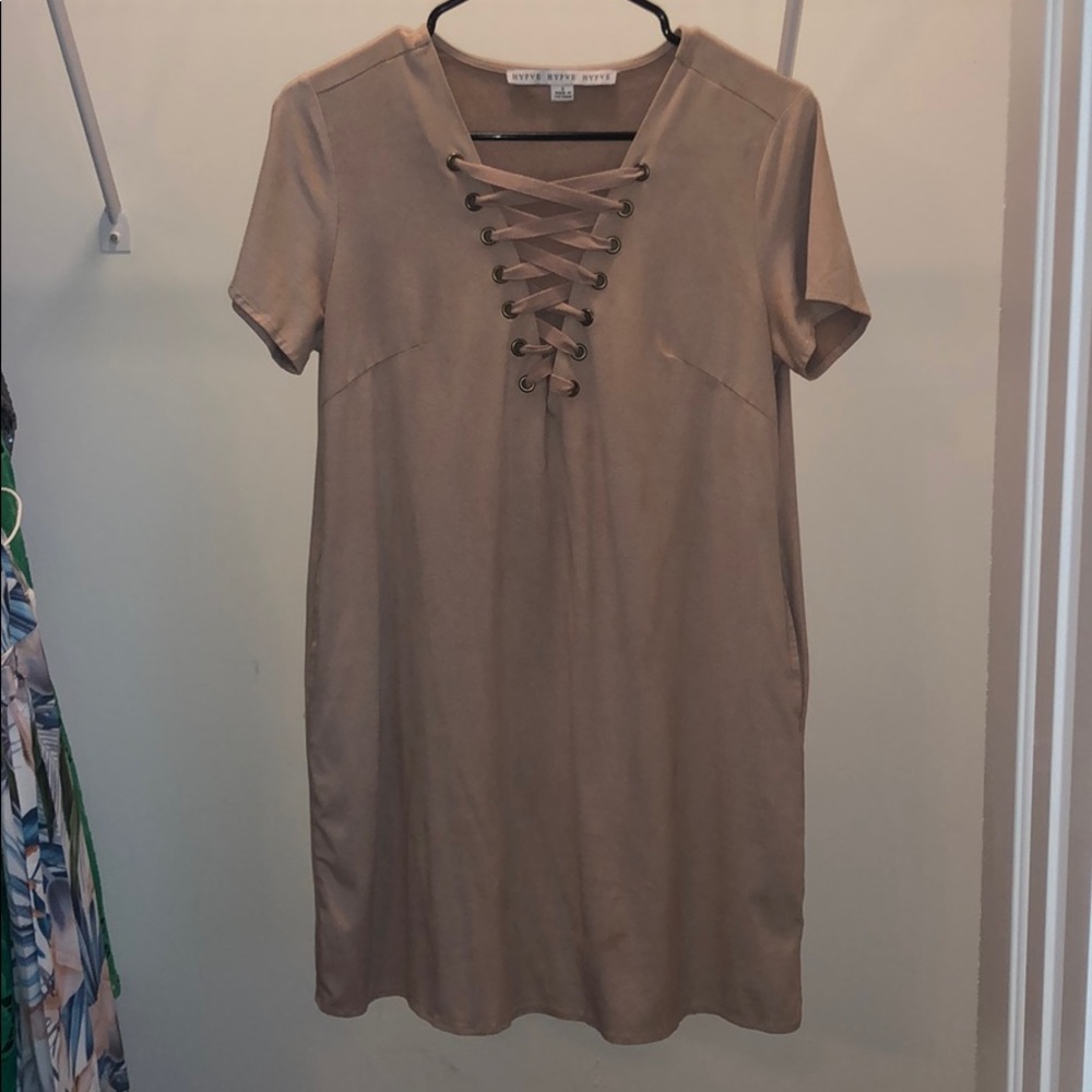 Mauve T-shirt Dress